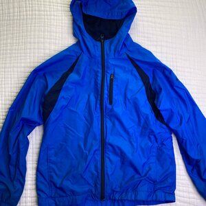 Boys Columbia Windbreaker Jacket Blue M 10/12